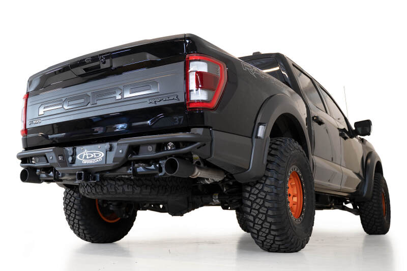 Ford F-150 Raptor Bumper - Rear - Addictive Desert Designs - Pro Bolt-On - Hammer Black - `21-`27